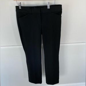 Express low -rise boot-cut black dress pants